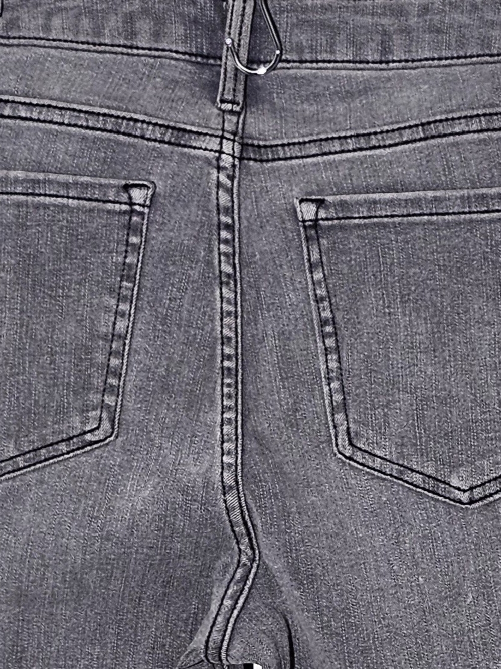 Quince Gray Stretch Denim Jeans Size 30 – Slim/Straight Leg, Stonewashed Grey - Picture 9 of 10